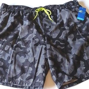 NWT Dream Wave Men's Swimming Trunks Black Size XL
